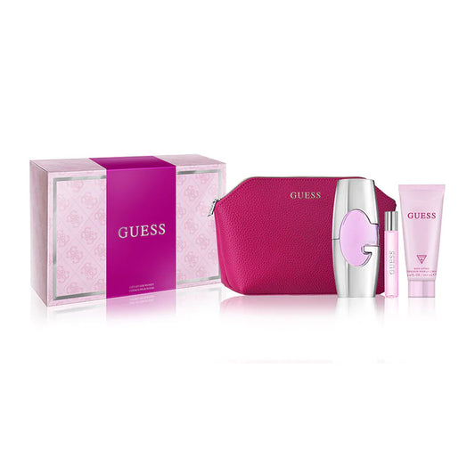 Guess Pink Set 4p 2.5oz W Eau de Toilette Spray