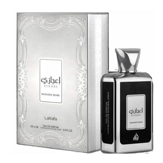 Ejaazi Intensive Silver by Lattafa 3.4oz U EDP