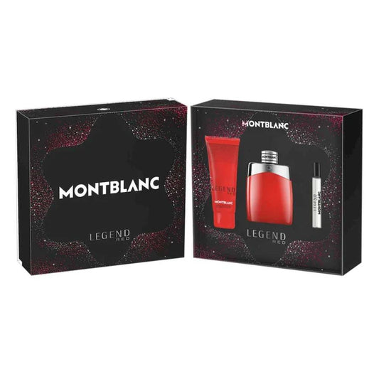 Montblanc Legend Red 3 Piece Set for Men 3.3oz EDP Spray